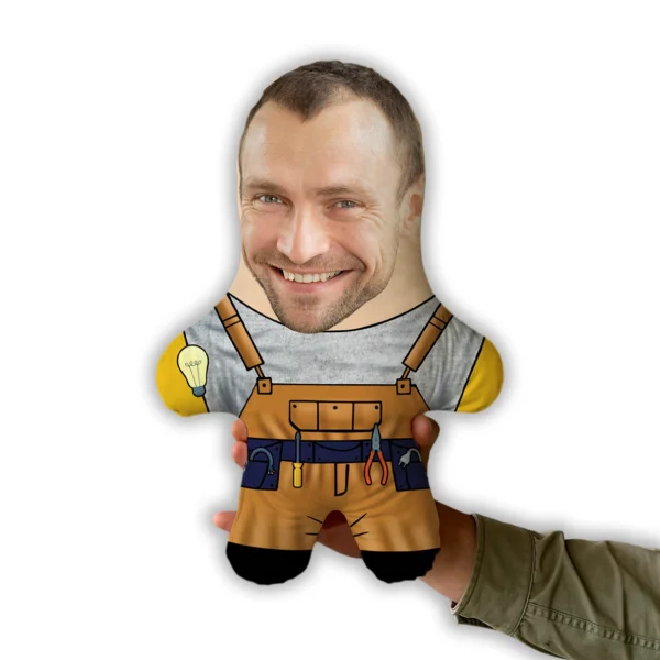 Подушка Електрик MiniMe, персоналізований подарунок з обличчям - Image 2
