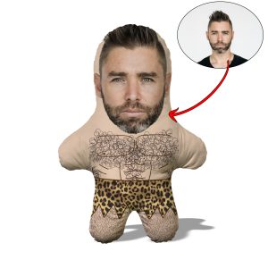 Печерна людина Подушка MiniMe, подарунок для друга, колеги чи коханого
