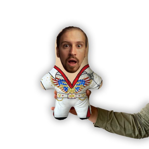 Подушка Елвіс Преслі MiniMe, ідея подарунка для фанатів - Image 2