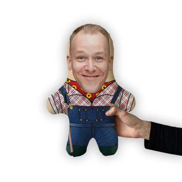 Подушка Фермер MiniMe, подарунок з вашим обличчям - Image 2