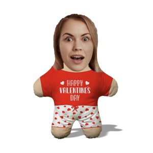 Подушка "Happy Valentine's Day" MiniMe, чудовий подарунок для другої половинки на свято
