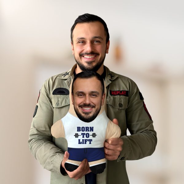 Подушка Born to Lift MiniMe, для любителів тягати важку вагу - Image 3