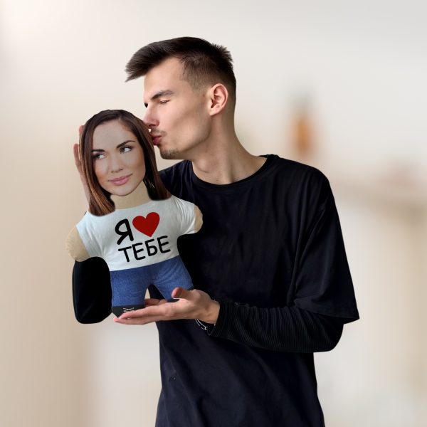 Подушка "Я Люблю Тебе" MiniMe, чудовий подарунок для коханої людини - Image 3