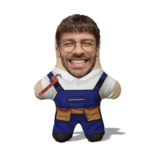 Подушка Механік MiniMe, подарунок для колеги