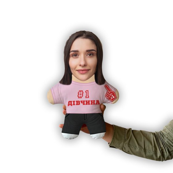Подушка "Дівчина №1" MiniMe, подарунок для коханої - Image 2