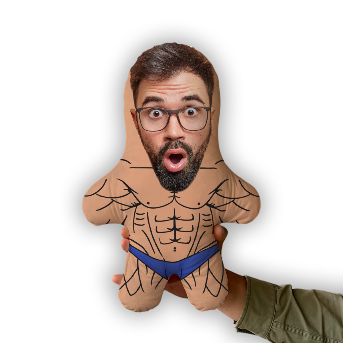 Подушка Бодібілдер MiniMe з обличчям, подарунок для силачів - Image 2
