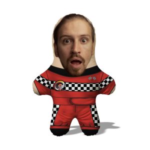 Подушка Пілот Ф1 MiniMe з вашим обличчям для любителів швидкості