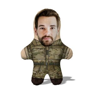 Подушка Військовий MiniMe з вашим обличчям, подарунок героям