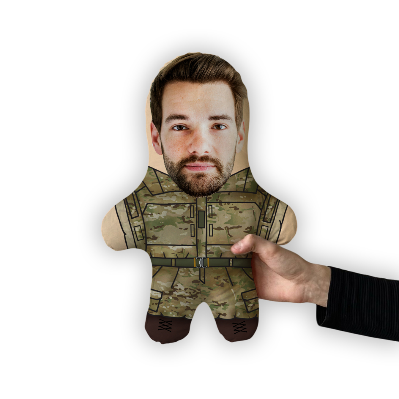 Подушка Військовий MiniMe з вашим обличчям, подарунок героям - Image 2